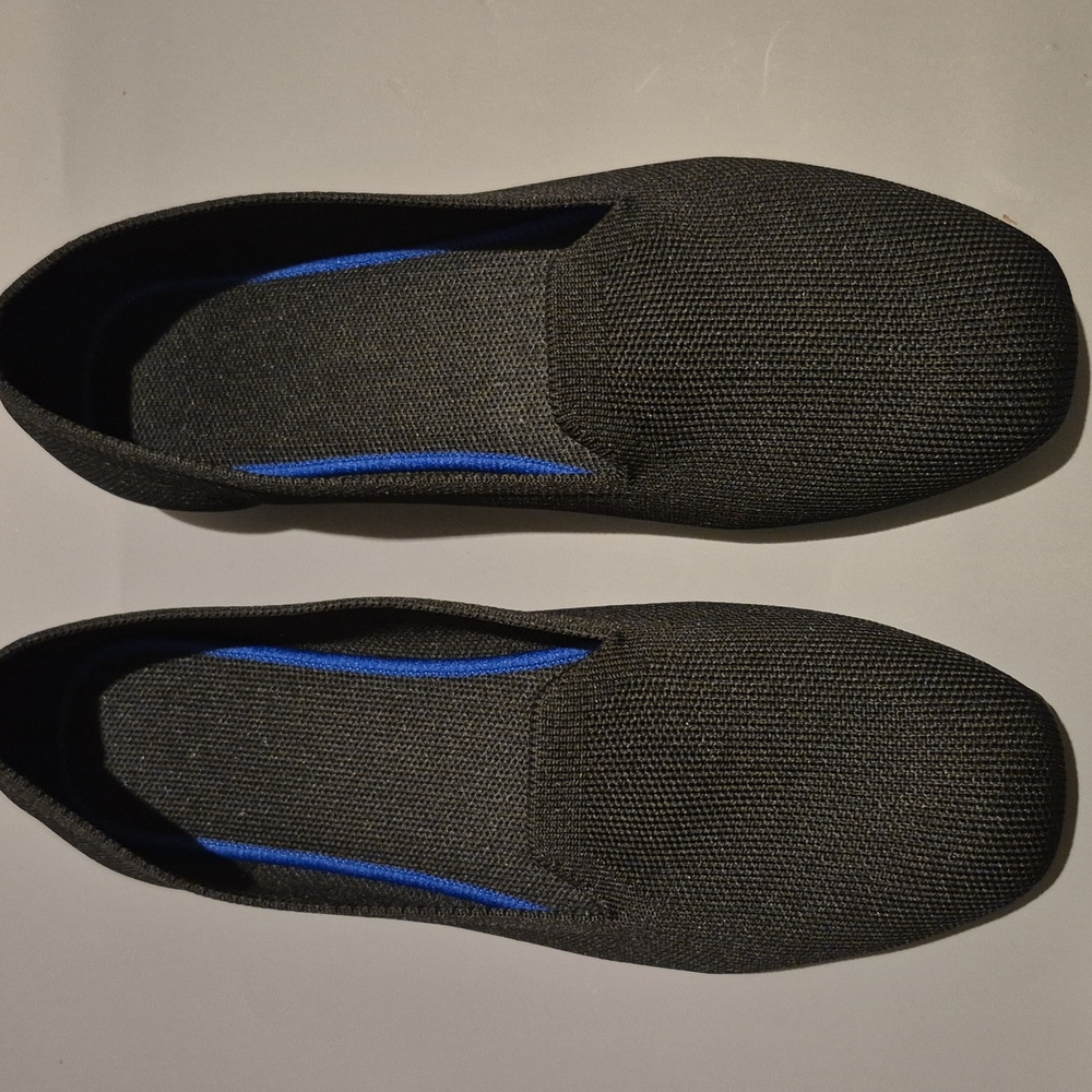 Frank Mully Black Slip-On Loafers with Flexible Sole Size 7
